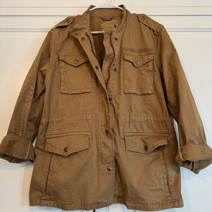 Gap Womens Utilty Jacket Size M, khaki camel color